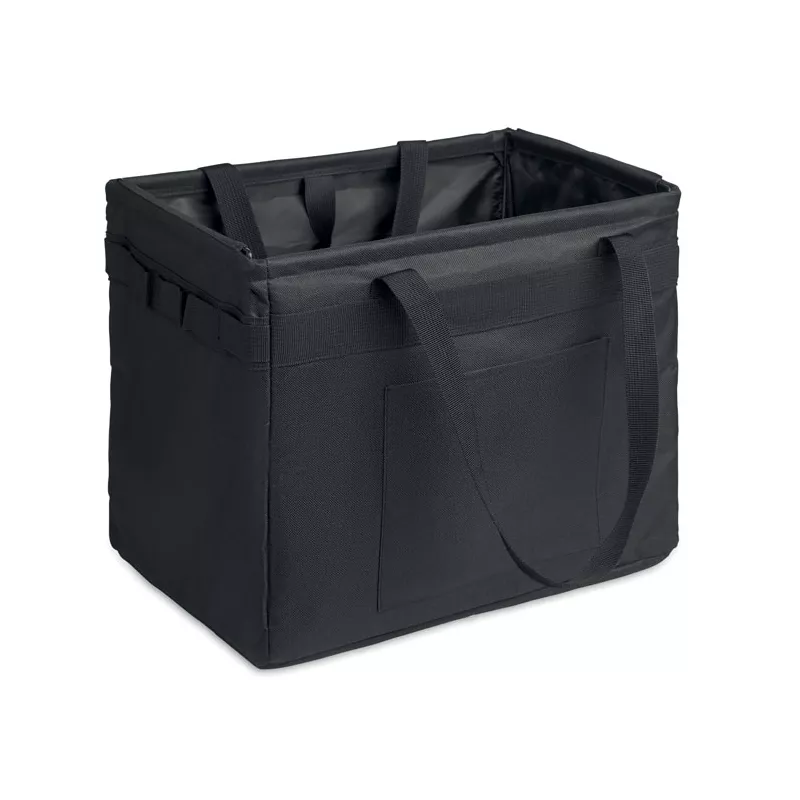 Organizer do bagażnika składany z RPET 600D FORM - Czarny (MO2855-03)