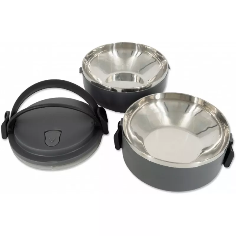 Lunch box HOME - ciemnoszary (093177)