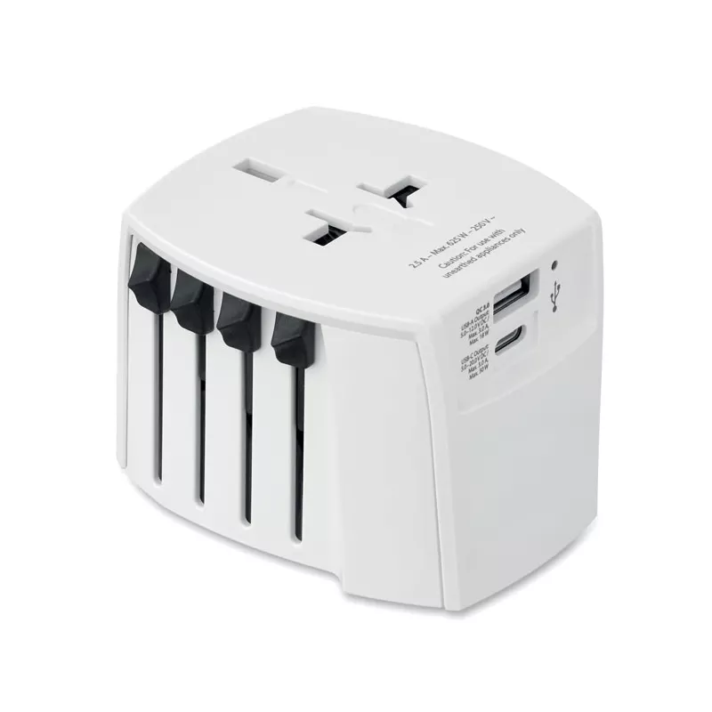 Adapter podróżny USB-C 30W Skross MUV USB AC30 PD - Bialy (MO2980-06)