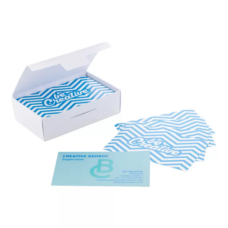 Visicard Safe personalizowane wizytówki odporne na rozdarcie - biały (AP716894)