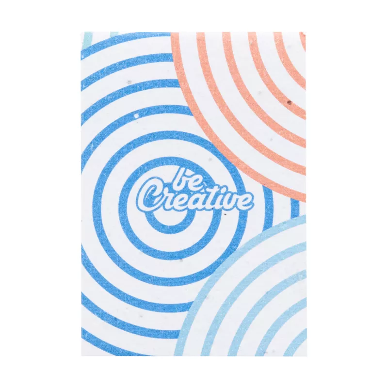 CreaNote Mini Seed niestandardowy notatnik z papieru nasiennego - biały (AP716890)