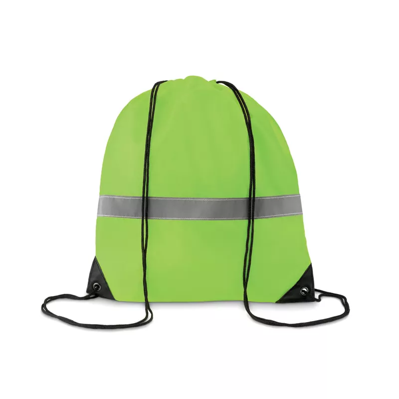 Worek ze sznurkiem z paskiem odblaskowym STRIPE - Fluorescencyjny Zólty (MO8868-70)