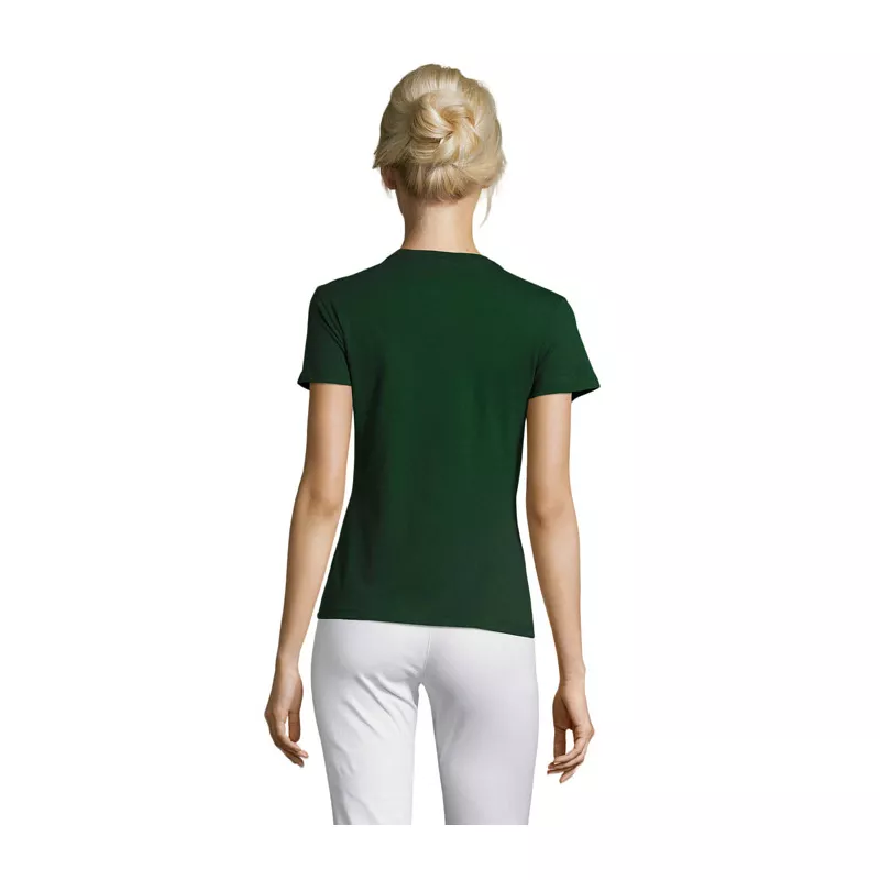 Koszulka damska dopasowana 150 g/m² Sol's REGENT WOMEN - Ciemno-Zielony (S01825-BO)