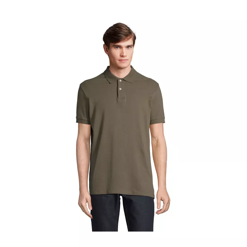 Koszulka polo męska z czesanej bawełny Sol's PACIFIC - Army (S04439-AR)
