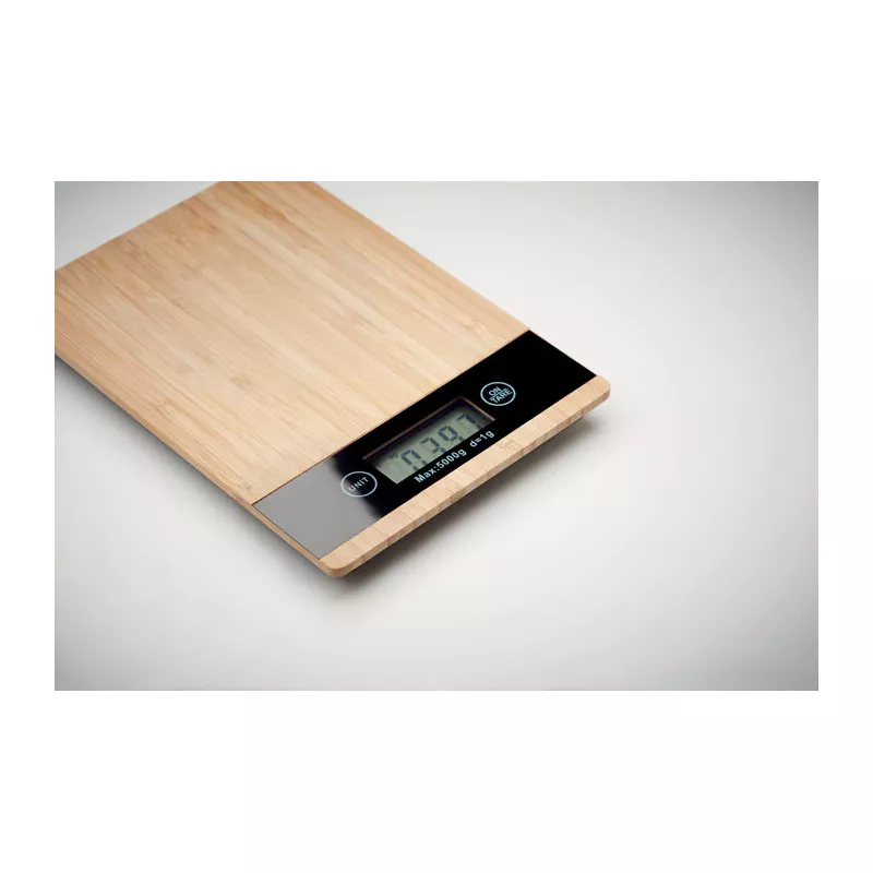 Waga kuchenna cyfrowa z bambusa do 5 kg PRECISE - Drewna (MO6245-40)