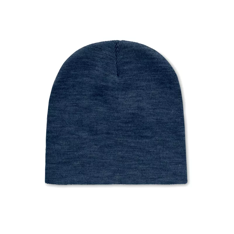 Czapka zimowa unisex z dzianiny RPET MARCO RPET - Niebieski (MO9964-04)