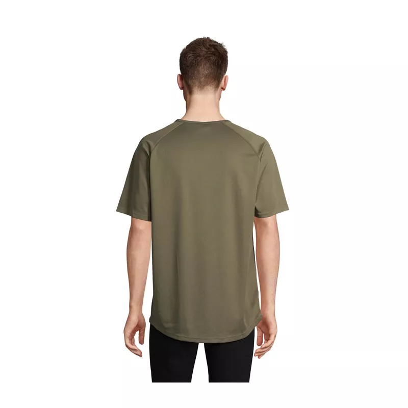 Koszulka sportowa męska raglan 140 g/m² Sol's SPORTY - Army (S11939-AR)