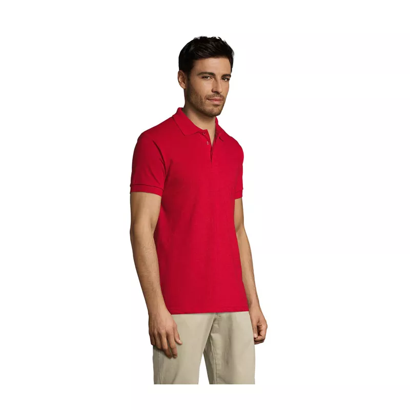 Koszulka polo męska 200 g/m² Sol's PRIME MEN - Czerwony (S00571-RD)
