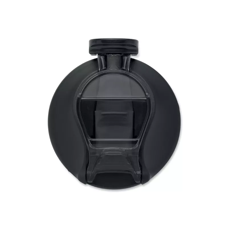 Butelka sportowa motywacyjna z RPET 700 ml ENKEL - Przezroczysty Szary (MO2792-27)