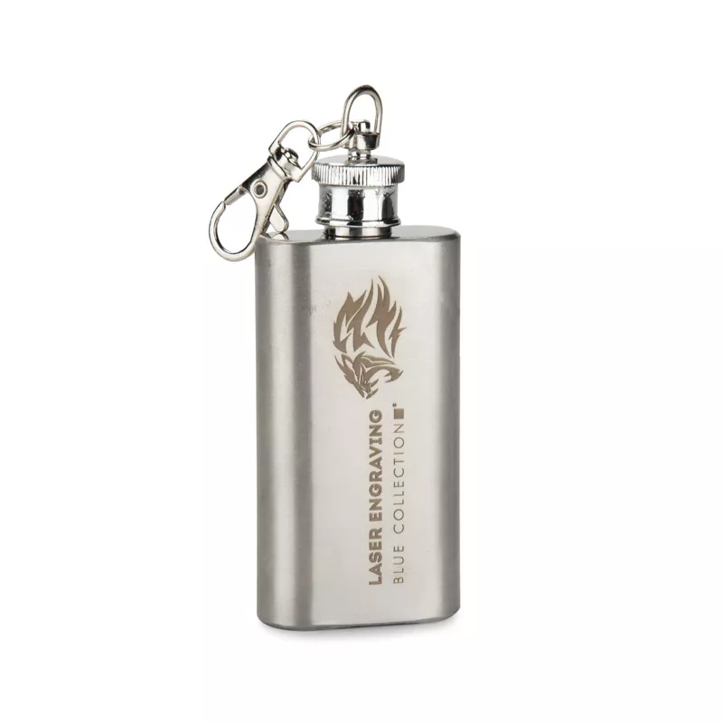 Brelok piersiówka FLASIK 50 ml - srebrny (17923-00)