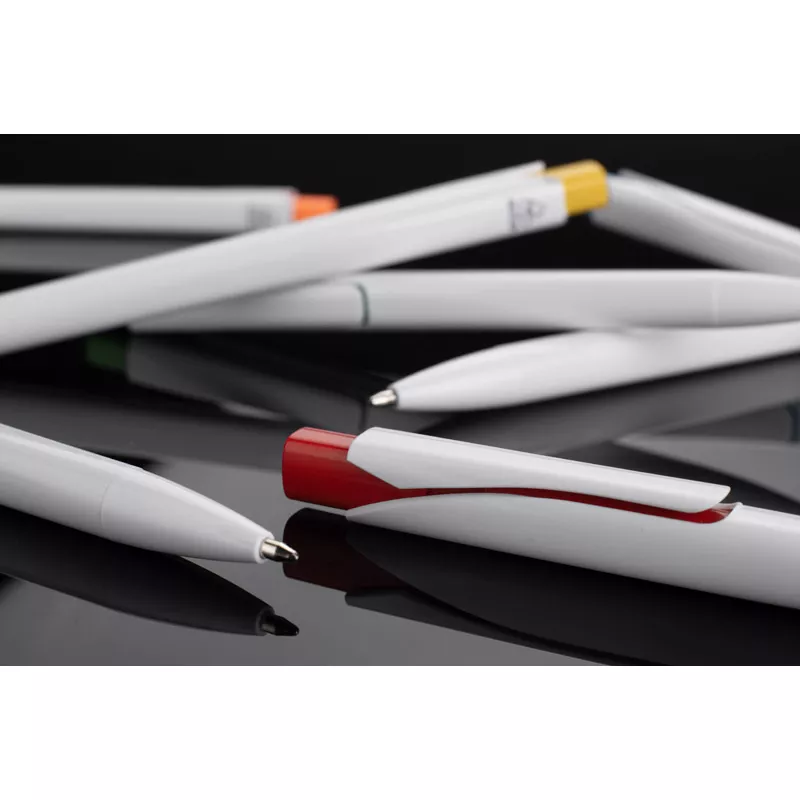 Długopis z tworzywa rABS KLIBO - czerwony (19739-04)