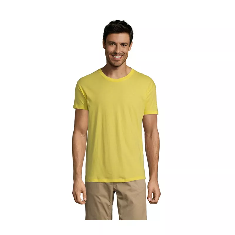 Koszulka unisex bawełniana 150 g/m² Sol's REGENT - Lemon (S11380-LE)