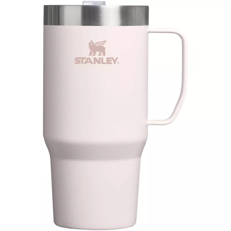 Termoizolowany kubek Stanley Everyday Suburban o pojemności 710 ml, wykonany z recyklingowanej stali nierdzewnej  - Jasnoróżowy (10098540)