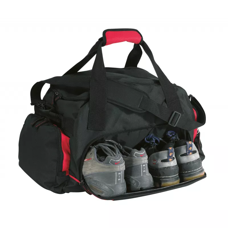 Torba sportowa DOME - czarny, czerwony (56-0208563)