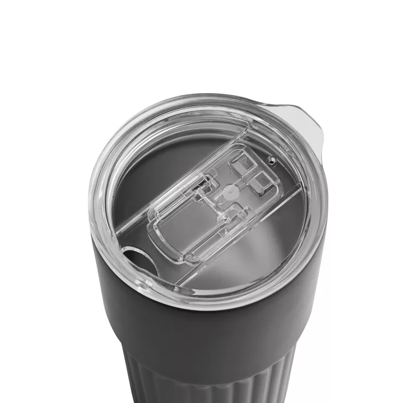 Próżniowy kubek 600 ml WAVE LINE - szary (56-0304714)