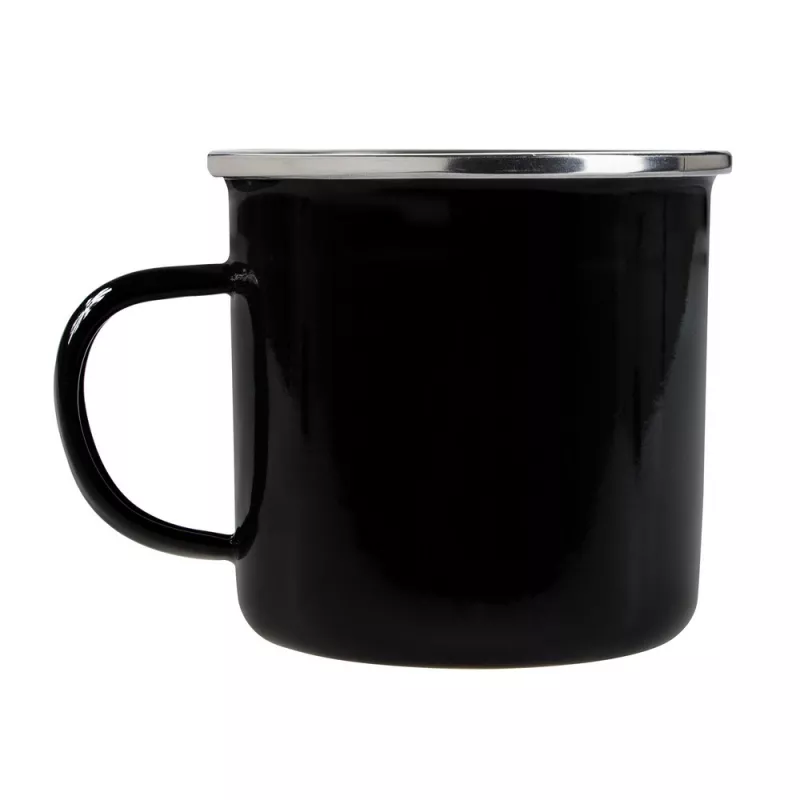 Kubek emaliowany I Taeris 360 ml - czarny (V7235-03)