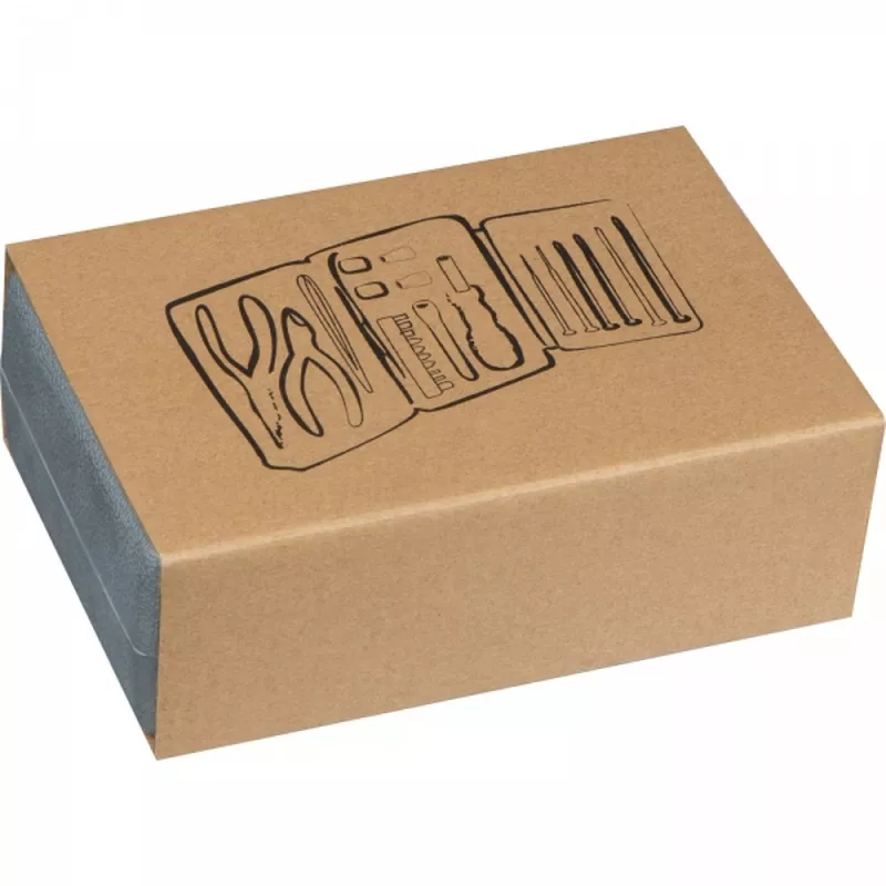 Zestaw narzędzi 25 elementów STEPHANIE - szary (8800207)