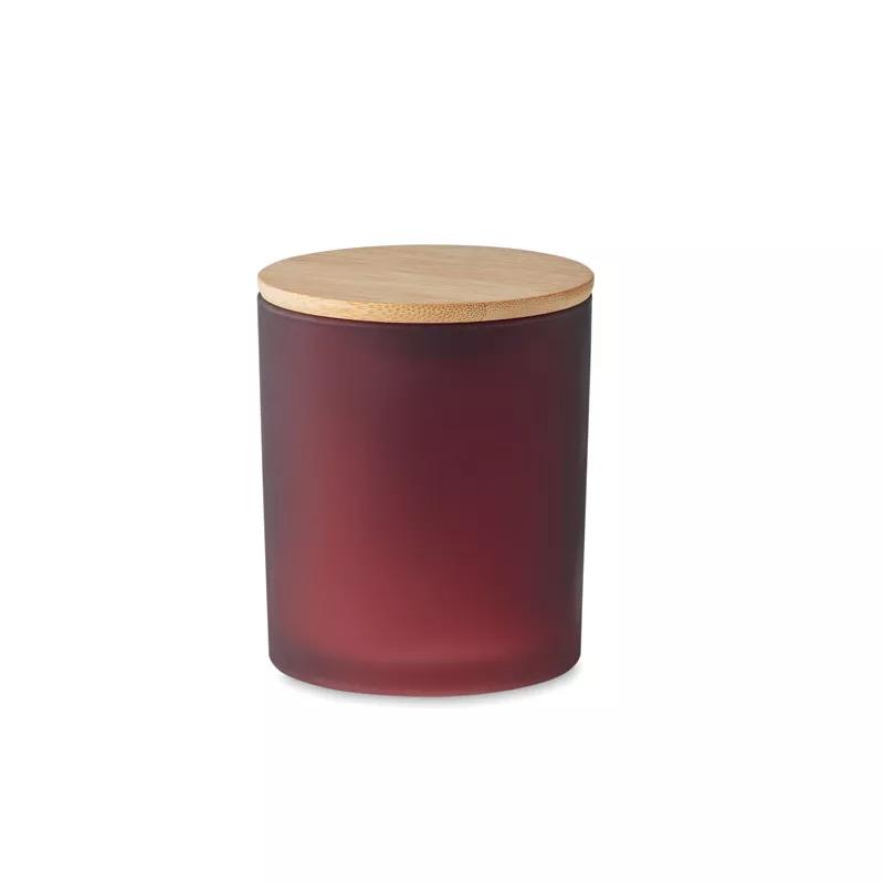 Świeca zapachowa w matowym szkle 120 g KEOPS SMALL - Burgund (MO6612-02)