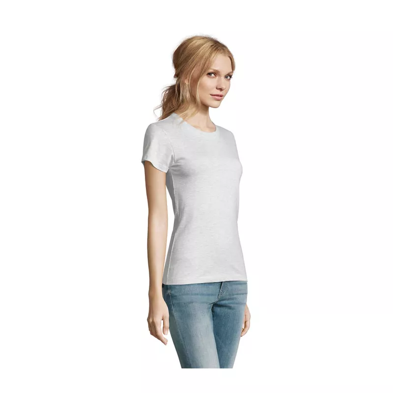 Koszulka damska 190 g/m² Sol's IMPERIAL WOMEN - Popiól (S11502-AS)