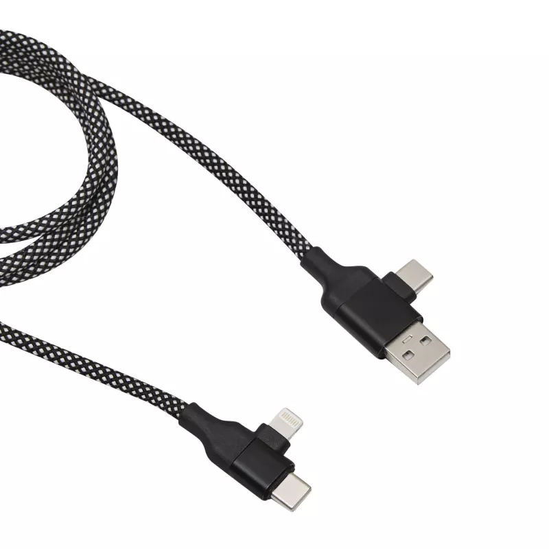 Kabel do ładowania i przesyłania danych - czarny (56-1107414)