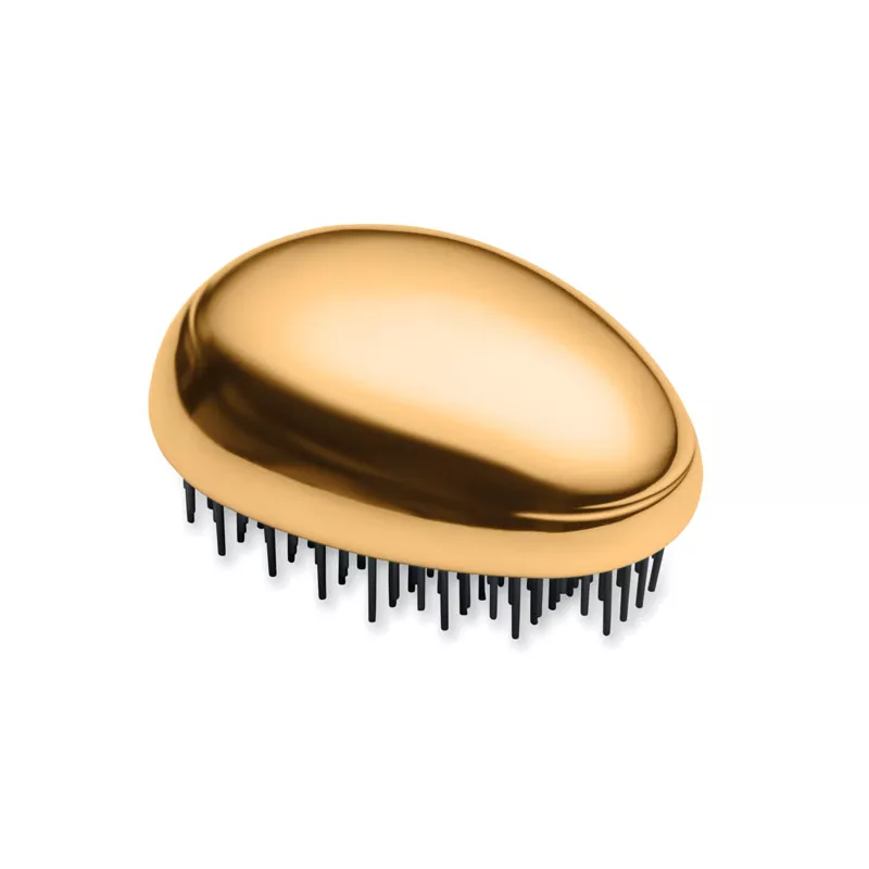 Szczotka do włosów przeciw plątaniu BRUSH - Matowy Zloty (MO3163-98)