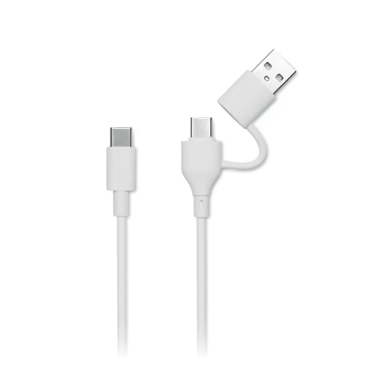 Powerbank 5000 mAh PD 20W z ABS z recyklingu KLEINPOW - Bialy (MO2602-06)
