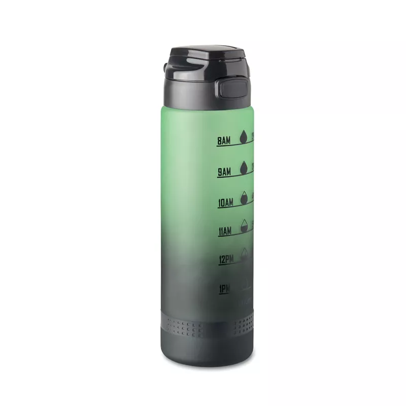 Butelka sportowa z RPET 1000 ml LEVEL - Zielony (MO2409-09)