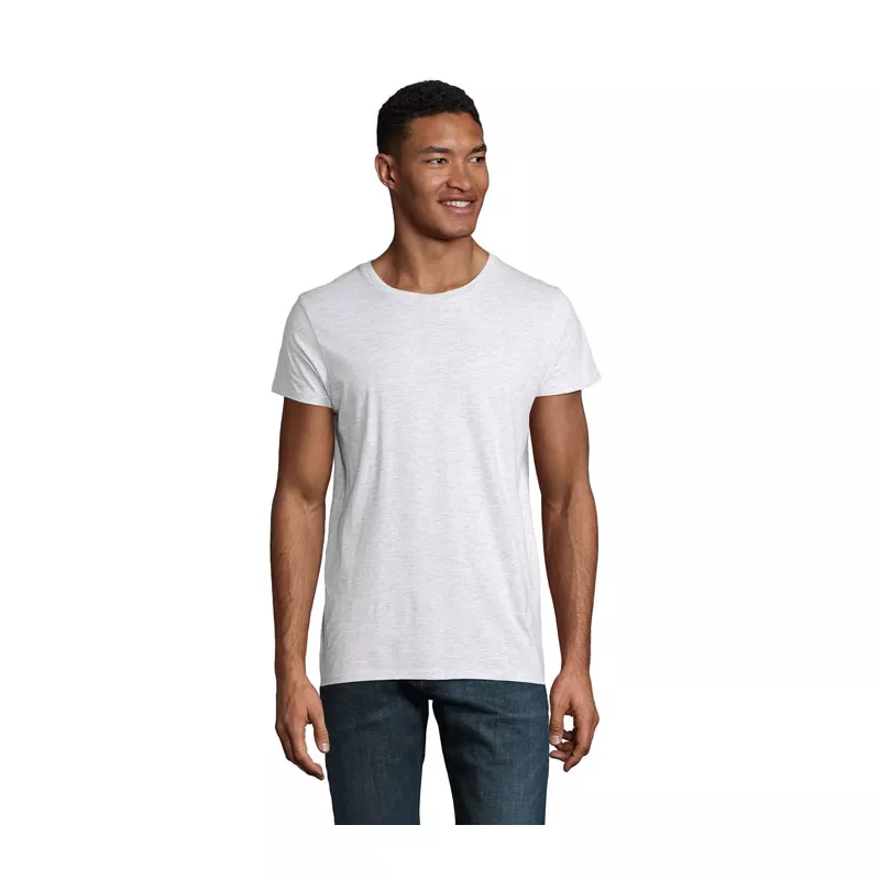 Koszulka męska organiczna 175 g/m² Sol's PIONEER MEN - Popiól (S03565-AS)
