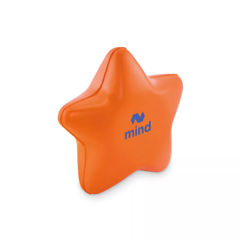 Gwiazdka antystresowa z PU STARLY - Pomaranczowy (MO2453-10)