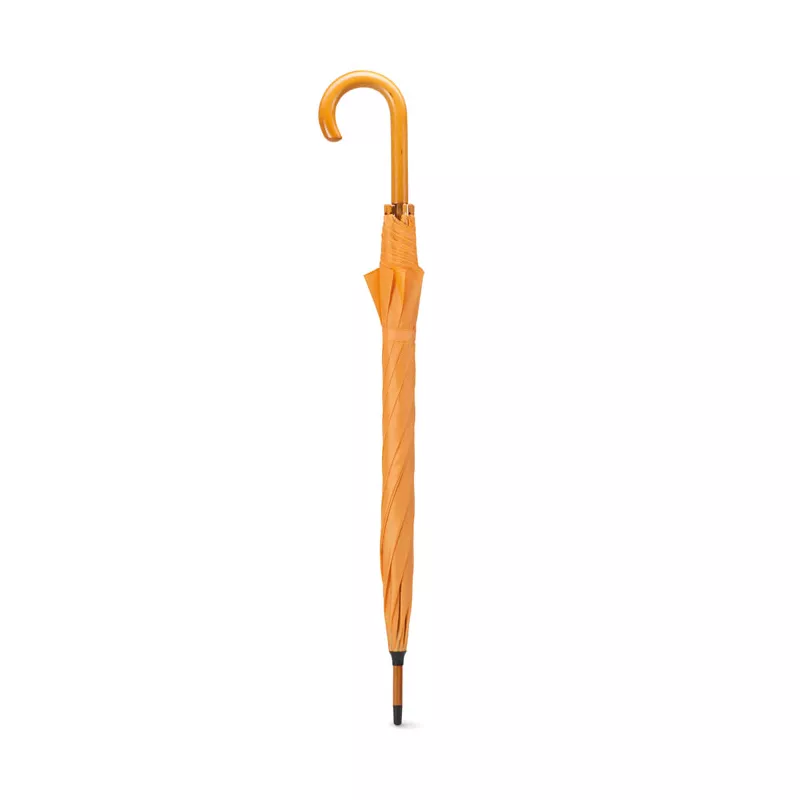 Parasol automatyczny 23,5" z drewnianą rączką CUMULI - Pomaranczowy (KC5131-10)