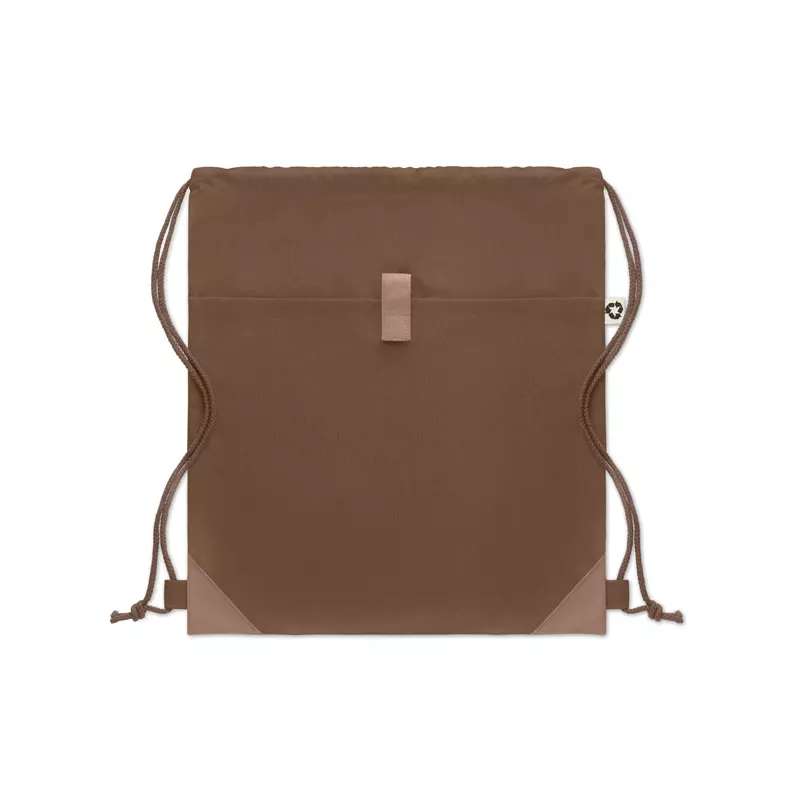 Worek z bawełny z recyklingu 220 g/m² PANDA BAG - Ziemia (MO6550-42)