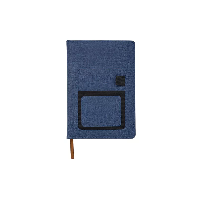 Notes z kieszonką na telefon Irun - granatowy (R64265.42)