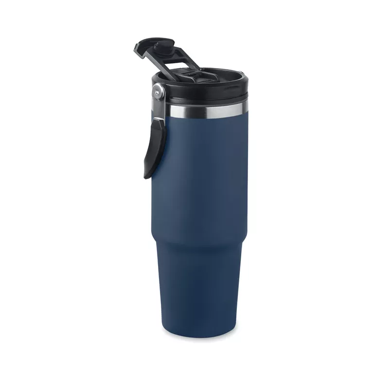 Kubek termiczny ze słomką ze stali 850 ml SUMA HAND - Francuski Granat (MO2561-85)