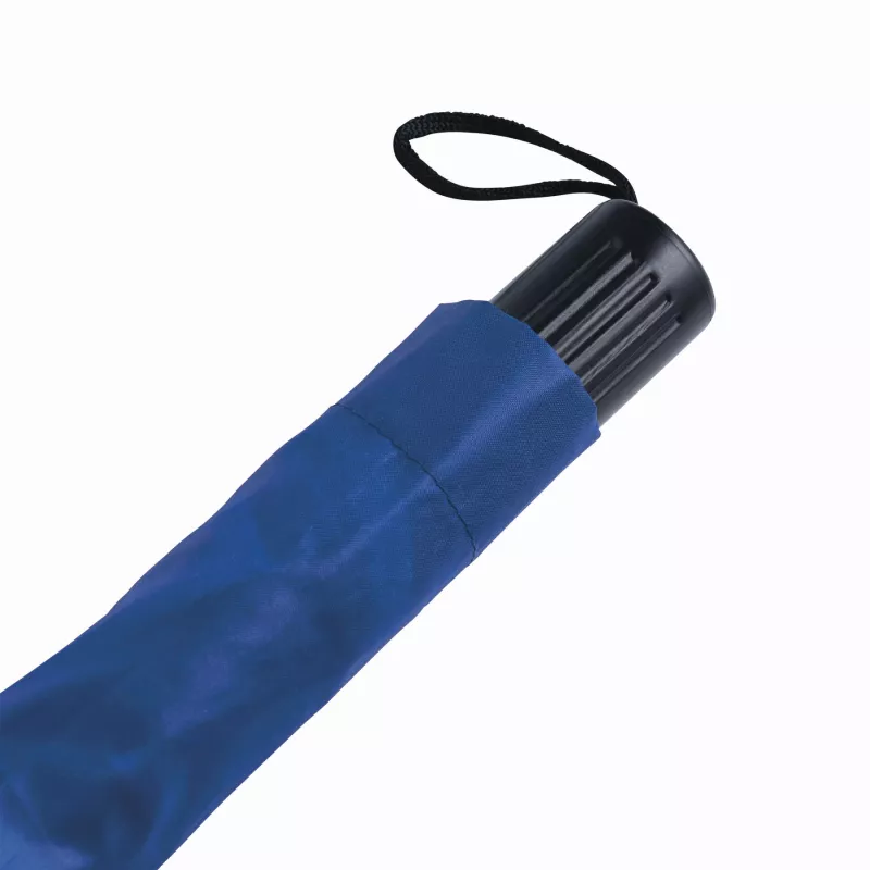 Parasol składany bez automatu REGULAR - biały, niebieski (56-0101112)