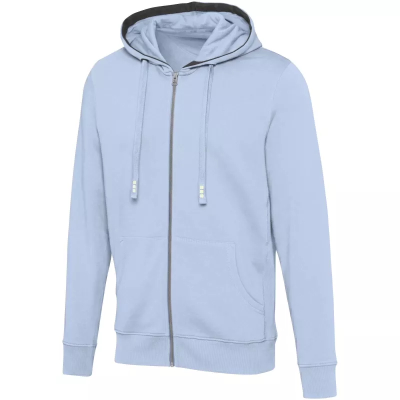 Rozpinana bluza z kapturem Arora - Niebieski mgła (38211-MISTBLUE)