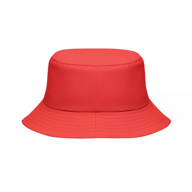 Czapka bucket z poliestru 150 g/m² EMMER - Czerwony (MO2437-05)