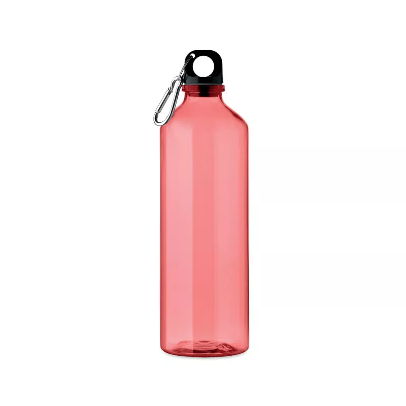 Butelka z RPET z karabińczykiem 750 ml MOSS RE750 - Przezroczysty Czerwony (MO2804-25)