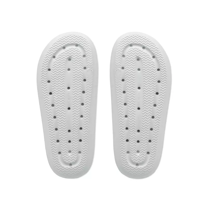 Klapki basenowe unisex z EVA rozmiar 40–41 EVASLIDE - Bialy (MO2897-06)