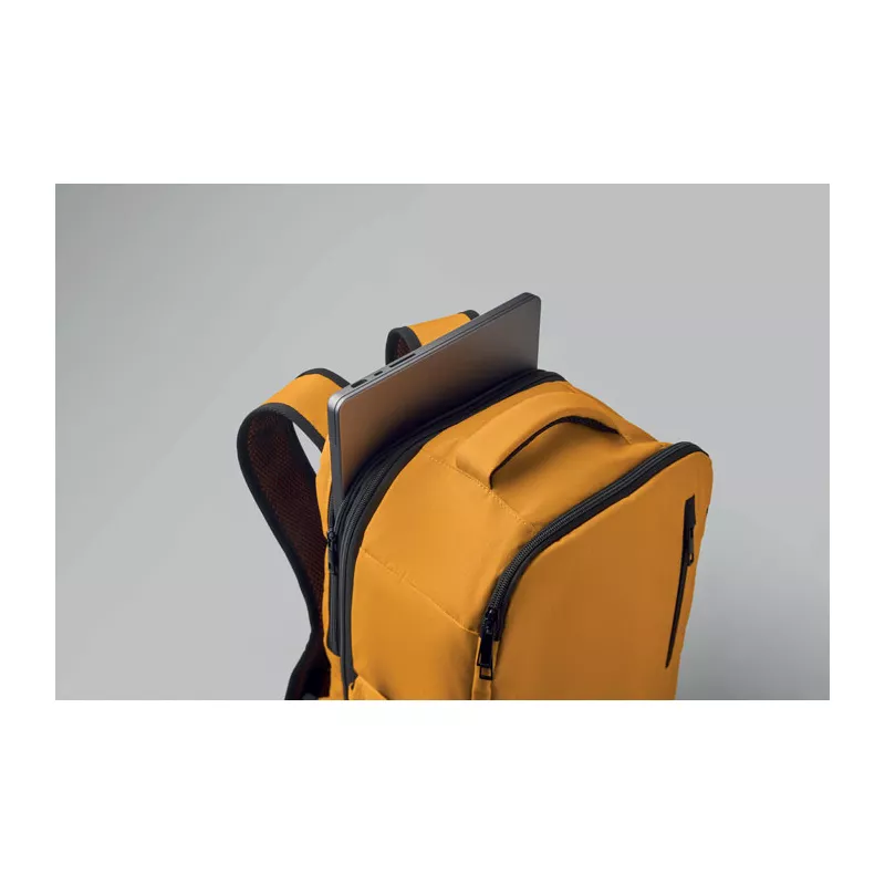 Plecak kabinowy z RPET na laptop 15" FLYSAFE - Ochre (MO2840-78)