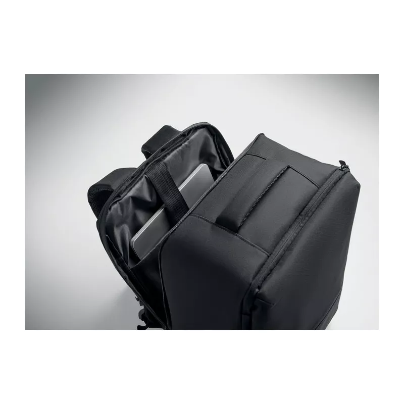 Plecak z workiem próżniowym 15" RPET 18 l CITYFLOW - Czarny (MO3198-03)