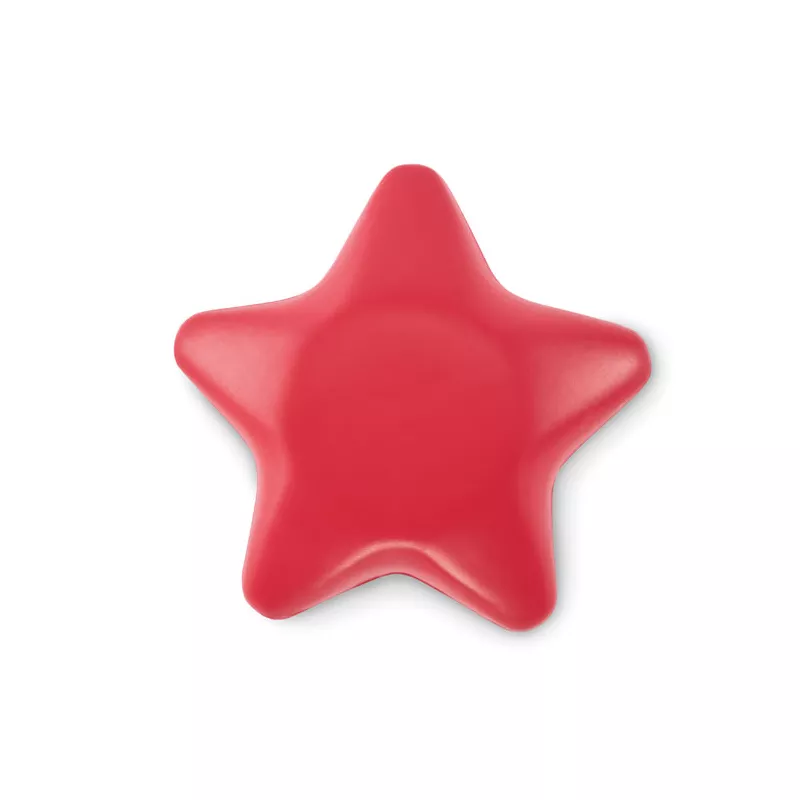 Gwiazdka antystresowa z PU STARLY - Czerwony (MO2453-05)