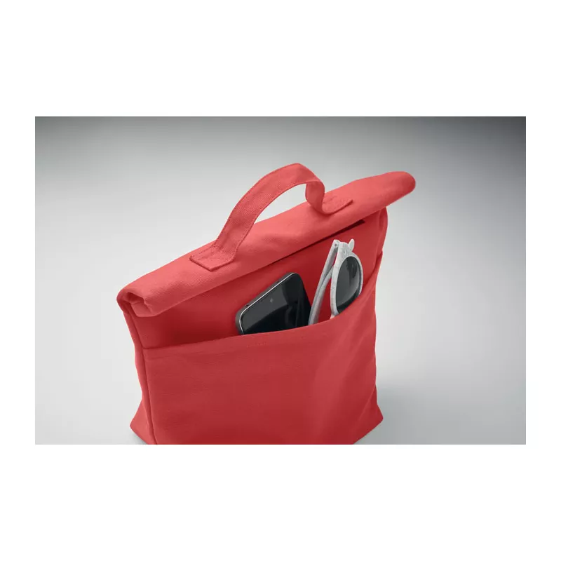 Torba termiczna na lunch z recyklingu RECOBA COLOUR - Czerwony (MO2551-05)