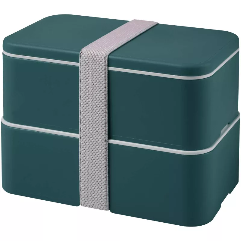 MIYO POP dwupoziomowe pudełko śniadaniowe 700+700 ml - Deep Sea Green (21077964)
