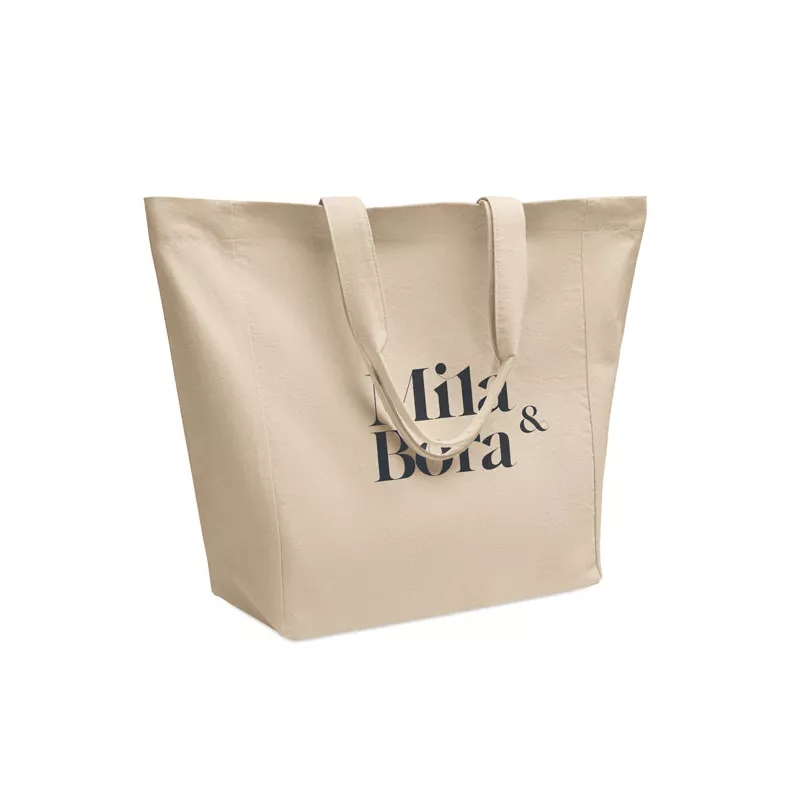 Torba bawełniana z klinem 220 g/m² PURI - Bezowy (MO2790-13)
