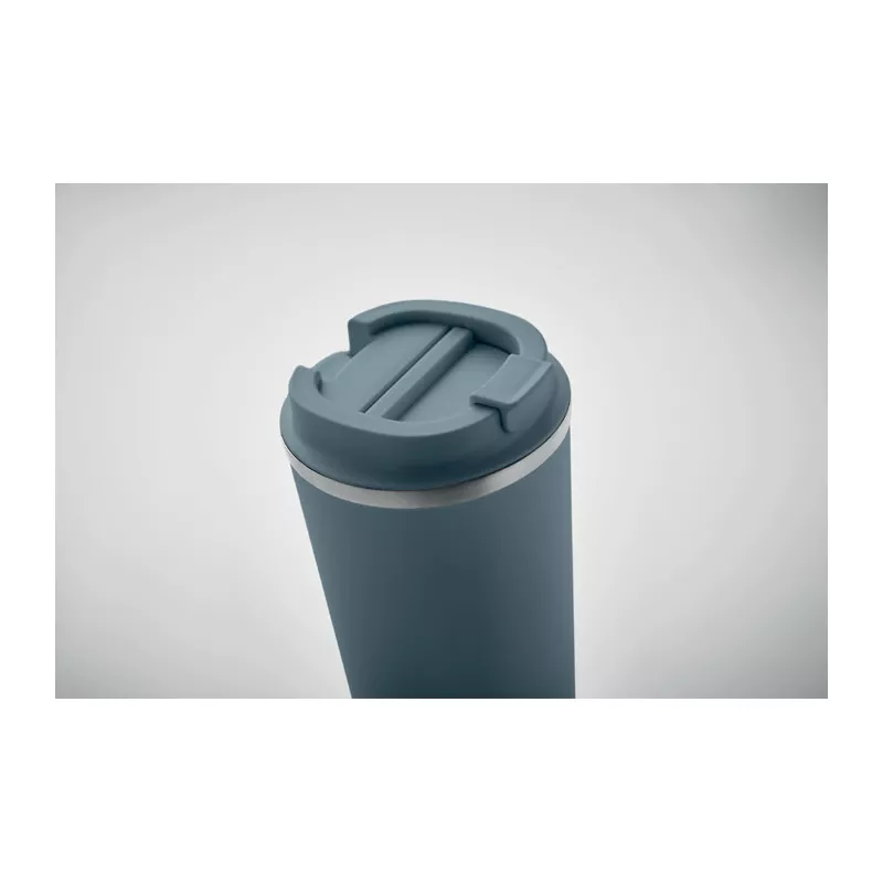 Kubek termiczny ze stali z recyklingu 510 ml BRACE + - Petrol (MO6579-20)