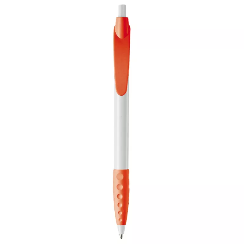 Długopis plastikowy (ABS) Cosmo - biało / pomarańczowy (LT87622-N0126)