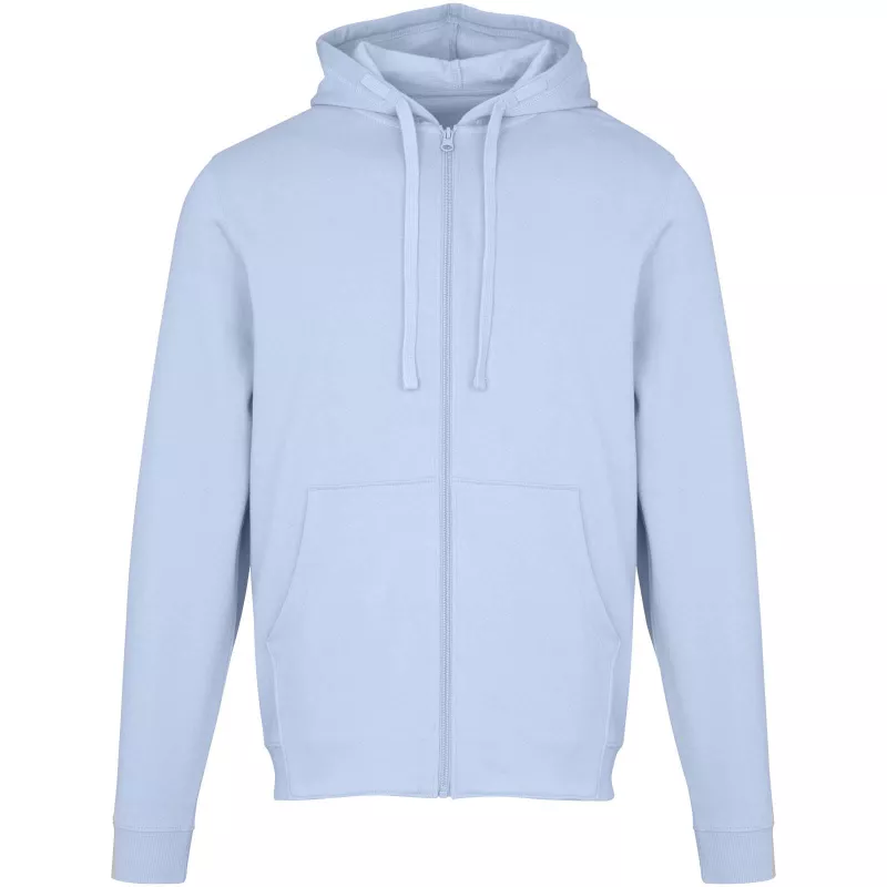 Jasper bluza unisex z kapturem z materiału organicznego pochodzącego z recyklingu z certyfikatem OCS, o gramaturze 280 g/m² - Niebieski mgła (39666-MISTBLUE)