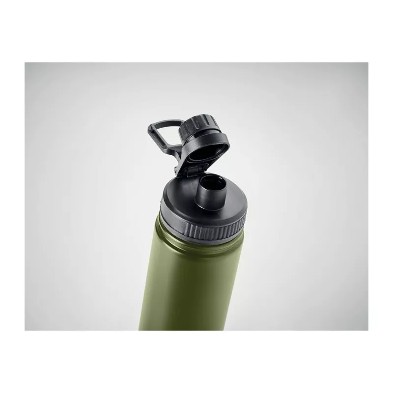Butelka termiczna z uchwytem 500 ml MILI - Ciemnozielony (MO6774-60)
