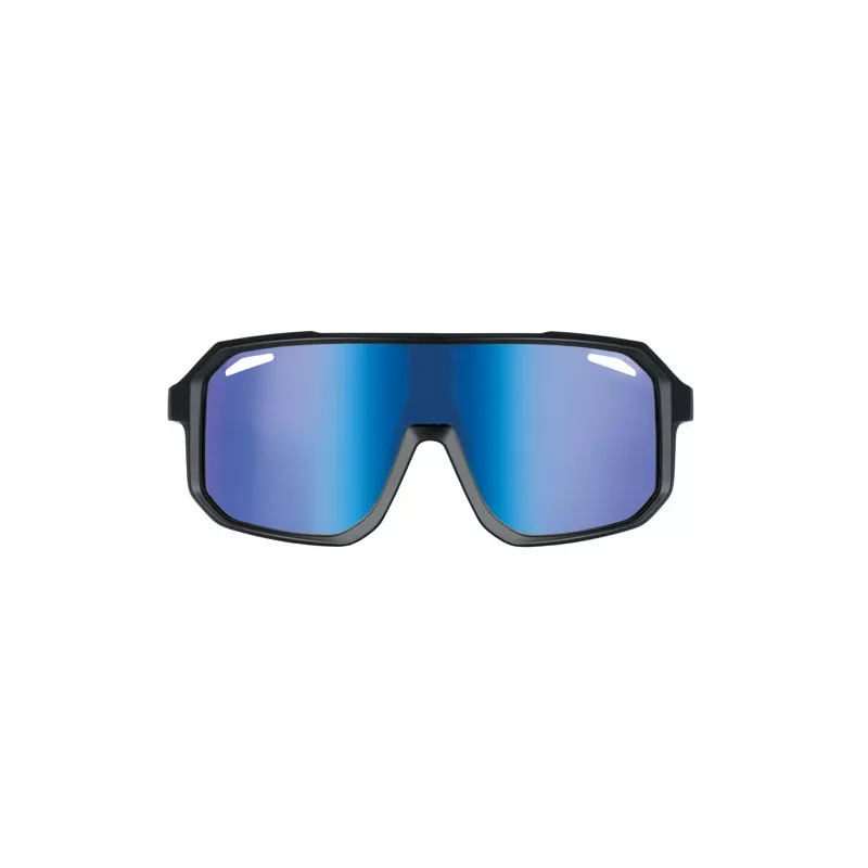 Okulary sportowe z lustrzanymi soczewkami UV400 FLASH - Niebieski (MO2816-04)