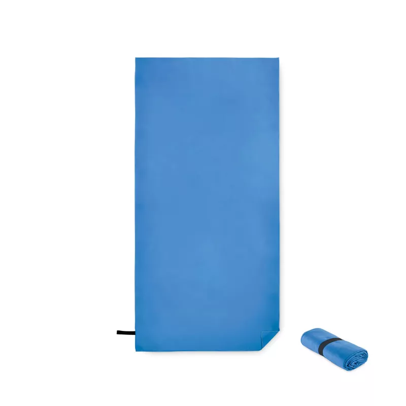 Ręcznik plażowy z mikrofibry 80x160 cm 200 g/m² WAXOFF - Niebieski (MO2583-04)
